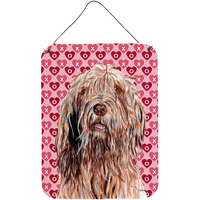 "Caroline's Treasures SC9709DS1216 Otterhound Hearts and Love Wall or Door Hanging Prints, 16"" x 12"""