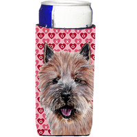 Norwich Terrier Hearts and Love Ultra Beverage Insulators for slim cans SC9710MUK