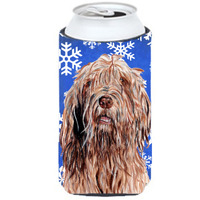 Otterhound Winter Snowflakes Tall Boy Beverage Insulator Hugger SC9781TBC