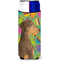 Doberman Easter Eggtravaganza Ultra Beverage Insulators for slim cans SS4824MUK