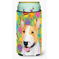 Bull Terrier Easter Eggtravaganza  Tall Boy Beverage Insulator Beverage Insulator Hugger