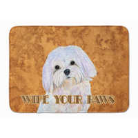 "Caroline's Treasures Puppy Cut Maltese Wipe your Paws Floor Mat, 19"" x 27"", Multicolor"