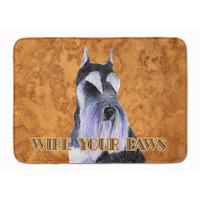 "Caroline's Treasures Schnauzer Wipe your Paws Floor Mat, 19"" x 27"", Multicolor"