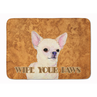 "Caroline's Treasures Chihuahua Wipe your Paws Floor Mat, 19"" x 27"", Multicolor"