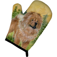 "Caroline's Treasures SS7004OVMT Chow Oven Mitt, 12"" by 8.5"", Multicolor"