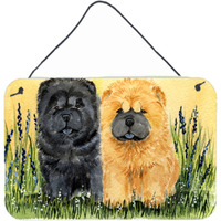 "Caroline's Treasures SS7006DS812 Chow Chow Indoor Aluminum Metal Wall or Door Hanging Prints, 8 x 12"", Multicolor"