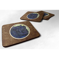"Caroline's Treasures SS7008FC Chow Chow Foam Coasters (Set of 4), 3.5"" H x 3.5"" W, Multicolor"