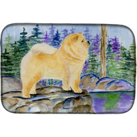 "Caroline's Treasures Chow Dish Drying Mat, 14"" x 21"", Multicolor"