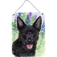 "Caroline's Treasures SS8013DS1216 Australian Kelpie Aluminium Metal Wall or Door Hanging Prints, 16"" x 12"", Multicolor"