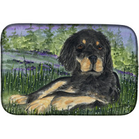 "Caroline's Treasures Gordon Setter Dish Drying Mat, 14"" x 21"", Multicolor"