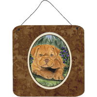 "Caroline's Treasures Dogue De Bordeaux Aluminum Metal Wall or Door Hanging Prints, 6 x 6"", Multicolor"