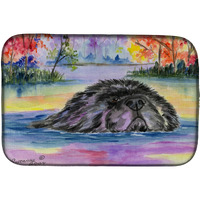 "Caroline's Treasures Newfoundland Dish Drying Mat, 14"" x 21"", Multicolor"