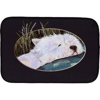 "Caroline's Treasures Westie Dish Drying Mat, 14"" x 21"", Multicolor"