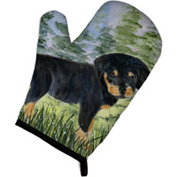 "Caroline's Treasures SS8057OVMT Rottweiler Oven Mitt, 12"" by 8.5"", Multicolor"