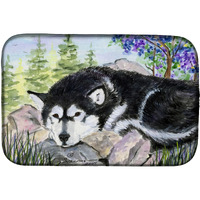 "Caroline's Treasures Alaskan Malamute Dish Drying Mat, 14"" x 21"", Multicolor"