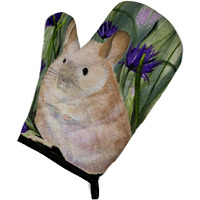 "Caroline's Treasures SS8206OVMT Chinchilla Oven Mitt, 12"" by 8.5"", Multicolor"