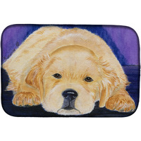 "Caroline's Treasures Golden Retriever Dish Drying Mat, 14"" x 21"", Multicolor"