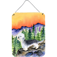 "Caroline's Treasures SS8222DS1216 Dandie Dinmont Terrier Aluminium Metal Wall or Door Hanging Prints, 16"" x 12"", Multicolor"