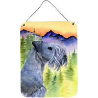 "Caroline's Treasures Cesky Terrier Aluminium Metal Wall or Door Hanging Prints, 16"" x 12"", Multicolor"