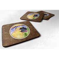"Caroline's Treasures SS8233FC Cane Corso Foam Coasters (Set of 4), 3.5"" H x 3.5"" W, Multicolor"