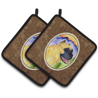 "Caroline's Treasures Cane Corso Pair of Pot Holders SS8233PTHD, 7.5HX7.5W, Multicolor"