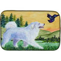 "Caroline's Treasures Pyrenees Dish Drying Mat, 14"" x 21"", Multicolor"