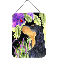 "Caroline's Treasures SS8250DS1216 Gordon Setter Aluminium Metal Wall or Door Hanging Prints, 16"" x 12"", Multicolor"