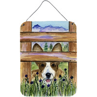 "Caroline's Treasures SS8254DS1216 Corgi Aluminium Metal Wall or Door Hanging Prints, 16"" x 12"", Multicolor"