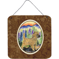 "Caroline's Treasures SS8255DS66 Cairn Terrier Aluminum Metal Wall or Door Hanging Prints, 6 x 6"", Multicolor"