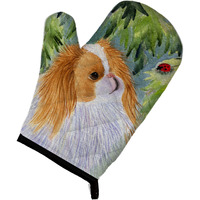"Caroline's Treasures SS8260OVMT Japanese Chin Oven Mitt, 12"" by 8.5"", Multicolor"