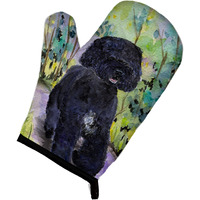 "Caroline's Treasures SS8264OVMT Portuguese Water Dog Oven Mitt, 12"" by 8.5"", Multicolor"