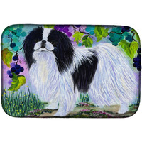 "Caroline's Treasures Japanese Chin Dish Drying Mat, 14"" x 21"", Multicolor"