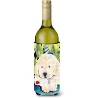 Golden Retriever Wine Bottle Beverage Insulator Beverage Insulator Hugger SS8271LITERK