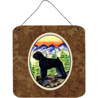 "Caroline's Treasures SS8286DS66 Bouvier Des Flanders Aluminum Metal Wall or Door Hanging Prints, 6 x 6"", Multicolor"