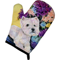"Caroline's Treasures SS8291OVMT Westie Oven Mitt, 12"" by 8.5"", Multicolor"