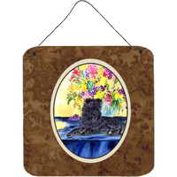 "Caroline's Treasures SS8296DS66 Affenpinscher Aluminum Metal Wall or Door Hanging Prints, 6 x 6"", Multicolor"