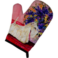 "Caroline's Treasures SS8306OVMT Scottish Terrier Oven Mitt, 12"" by 8.5"", Multicolor"
