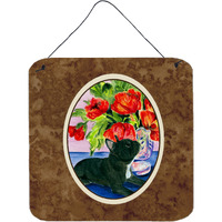 "Caroline's Treasures SS8308DS66 French Bulldog Aluminum Metal Wall or Door Hanging Prints, 6 x 6"", Multicolor"