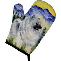 "Caroline's Treasures SS8323OVMT Keeshond Oven Mitt, 12"" by 8.5"", Multicolor"