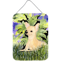 "Caroline's Treasures SS8325DS1216 Chihuahua Aluminium Metal Wall or Door Hanging Prints, 16"" x 12"", Multicolor"