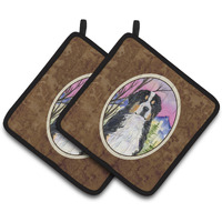 "Caroline's Treasures SS8336PTHD Bernese Mountain Dog Pot Holders (1 Pair), 7.5"" x 7.5"", Multicolor"