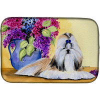 "Caroline's Treasures Shih Tzu Dish Drying Mat, 14"" x 21"", Multicolor"