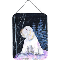 "Caroline's Treasures SS8346DS1216 Clumber Spaniel Aluminium Metal Wall or Door Hanging Prints, 16"" x 12"", Multicolor"