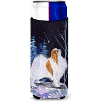 Starry Night Japanese Chin Ultra Beverage Insulators for slim cans SS8363MUK