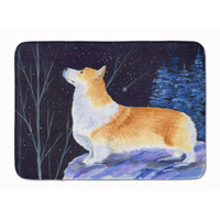 "Caroline's Treasures Starry Night Corgi Floor Mat, 19"" x 27"", Multicolor"