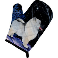 "Caroline's Treasures SS8380OVMT Starry Night Keeshond Oven Mitt, 12"" by 8.5"", Multicolor"