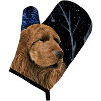 "Caroline's Treasures SS8391OVMT Starry Night Sussex Spaniel Oven Mitt, 12"" by 8.5"", Multicolor"