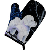 "Caroline's Treasures SS8397OVMT Starry Night Bichon Frise Oven Mitt, 12"" by 8.5"", Multicolor"