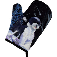 "Caroline's Treasures SS8399OVMT Starry Night Portuguese Water Dog Oven Mitt, 12"" by 8.5"", Multicolor"