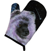 "Caroline's Treasures SS8412OVMT Starry Night Keeshond Oven Mitt, 12"" by 8.5"", Multicolor"
